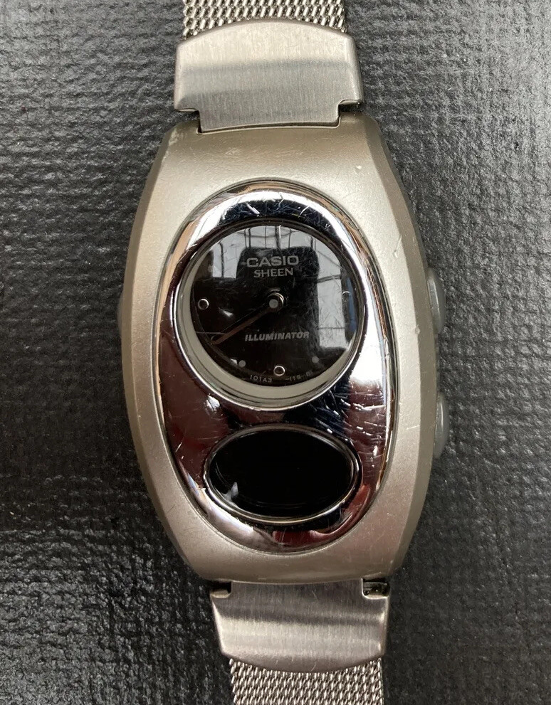 Casio Illuminator Sheen Vintage Analog Digital Watch 2365 Casio Illuminator Sheen Vintage Analog Digital Watch 2365