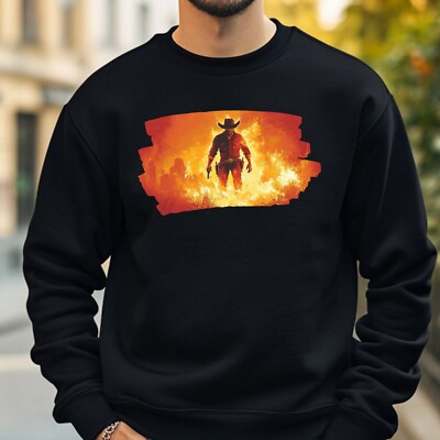 Cowboy On Fire Sweatshirt Cosy And Perfect For Any Occasion S To 4XL