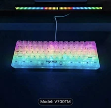 Full transparent keyboard RGB