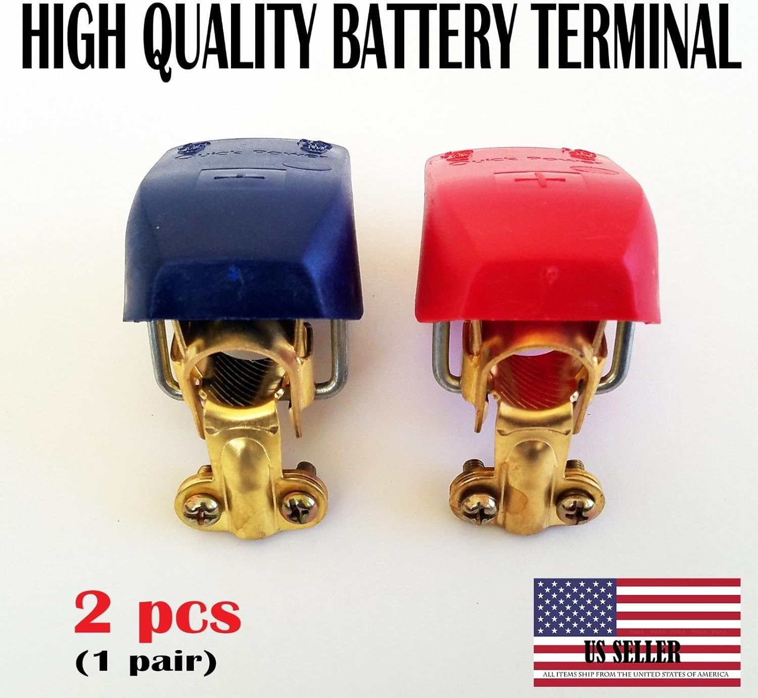 Boat RV Heavy Duty Quick Release Battery Terminal Clip Connector Clamp