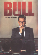 No Discs ORIGINAL COVER ART Bull Season 5 2020 DVD cover Michael Weatherly