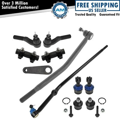 Front Ball Joints & Tie Rods Kit Fits 2005-2006 Ford E-150 2005 E-150 Club Wagon