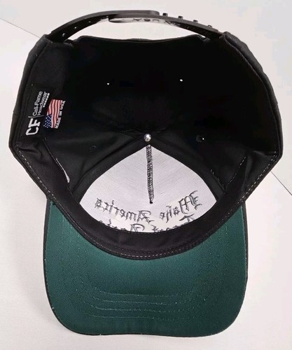 Cappello Donald Trump Ultra Dark Gothic MAGA Cali-Fame USA MADE berretto DOGE Elon Musk - Foto 10 di 12