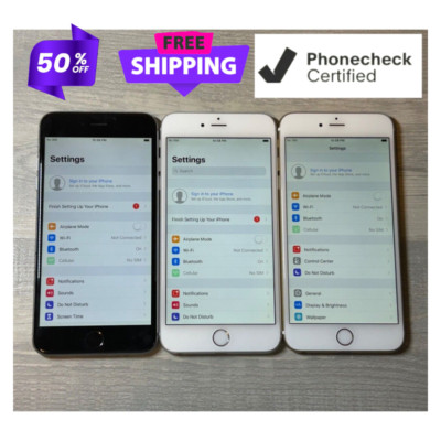 Apple iPhone 6 Plus 16GB 64GB Very Good Condition Unlocked Verizon 4G LTE 