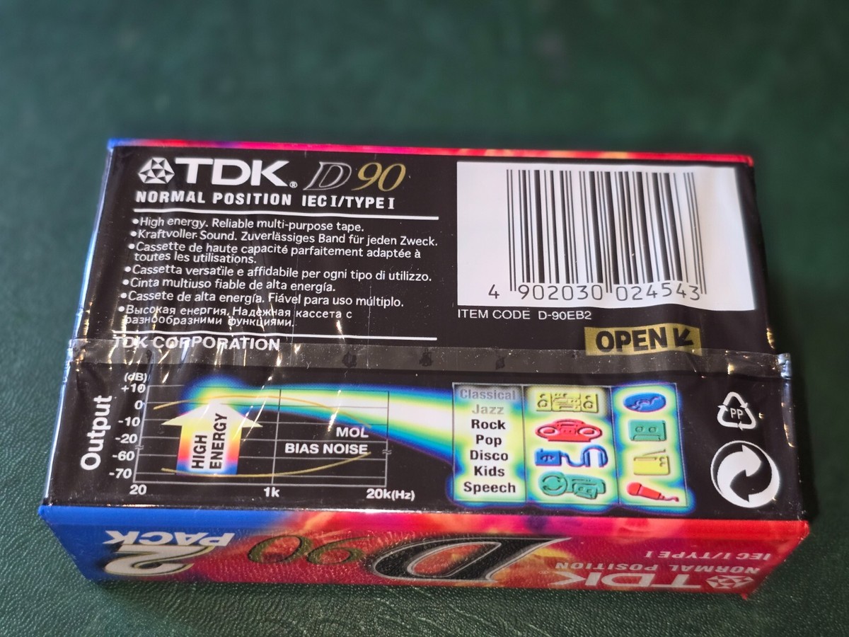 Cassette audio TDK SA 90 Neuve - CD - Musique Cassette audio TDK SA 90 Neuve - CD - Musique