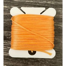0.8 mm Flat Waxed Macrame Cord Thread 10 m/32.8 ft – Light Orange DIY Bracelet