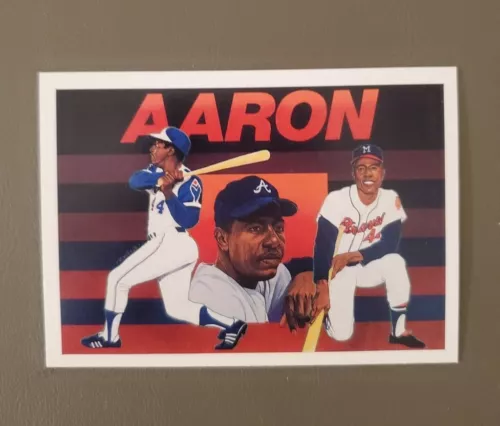 1991 Upper Deck Baseball Heroes Hank Aaron Card #27 of 27