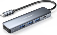 Usb C Hub Usbc Multiport Adapter 5 In 1 With 4k Hdmi 100w Power Delivery 3 Usb 3
