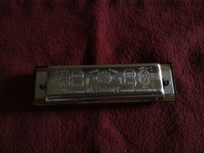 M. HOHNER HARMONICA 1881, TRADE MARK GESETZL , 10- HOLE, Key Db Big River Harp