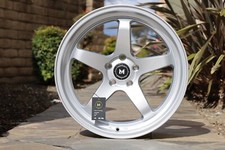 Mfr3 Mflow Racing Wheels 18x8.5 5x114.3 Et35 Cb73.1 Hyper Silver Set 4 Fit Jdm
