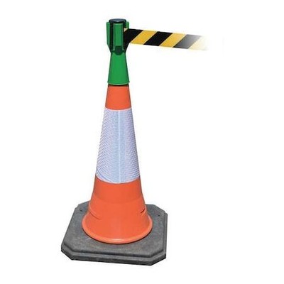 Tensabarrier Tc114-28-Max-No-D4x-C Tensacone Topper,Green,Belt Yellow/Black