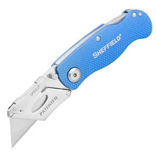 Sheffield 12113 - Sheffield Folding Lockback Knife - Blue