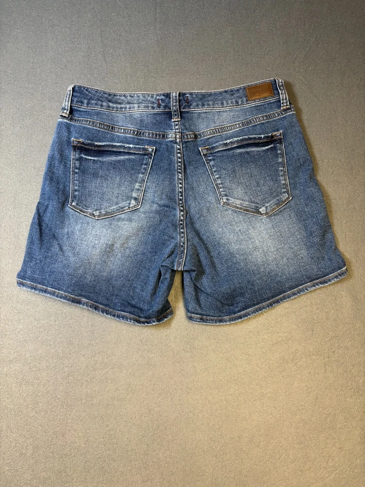 Pantalones Cortos Enrollables Dear John American Classic AVA Denim Algodón Azul Para Mujer Talla 28 Foto 2 de 4