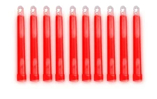 Lot 12 Cyalume Chemlight Light Sticks Red 12 HOUR Prepper Survival EXP 2026