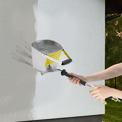 Cement Mortar Concrete Air Stucco Sprayer Hopper 4 Jet Paint Wall Plastering Gun