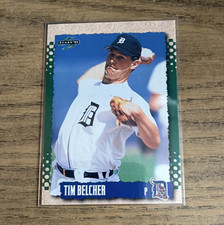 Pinnacle 1995 Score Tim Belcher Rookie #484 Detroit Tigers MLB Baseball Card. rookie card picture