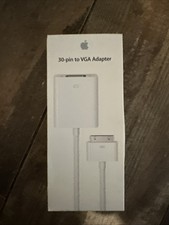 Genuine Apple 30-Pin to VGA Adapter Cable A1368 for iPad, iPod, iPhone