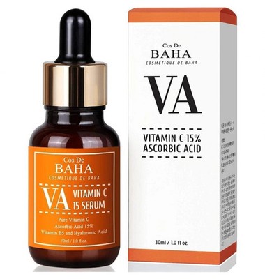 Cos De BAHA VA Vitamin C 15% Ascorbinsäure + B5 Gesichtsserum 30 ml