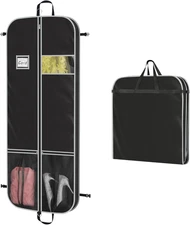 Zilink Upgrade 60" Garment Bag for Long Coat, Leather,Fur, Mink, Gown and Choir 