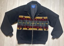VTG 80s 90s Pendleton High Grade Western Wear Aztec Wool Jacket USA Mens M/L