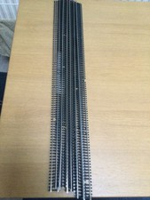 A mix of Peco Setrack and Hornby R603 Long Straights x 7 - Good quality used.