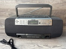 SONY CFD-W57L CD and Tape Cassette Boombox - Please Read