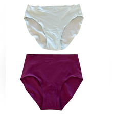 Chantelle BUNDLE OF two pairs of briefs, one size, Purple/Light blue, NWOT