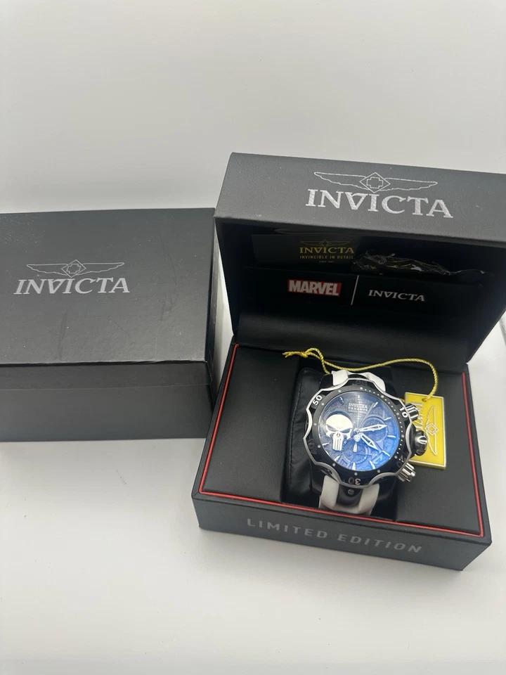 Reloj Hombre Invicta Reserve Marvel Punisher 27042 Cuarzo Limitado 0119/3000 Foto 3 de 4