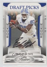 2009 Playoff Prestige Rookie Draft Picks Rights Signatures Brandon Tate Auto 0af