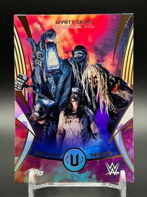 2025 Topps Universe WWE #DDE-5 WYATT SICKS Dazzling Debuts Insert Smackdown