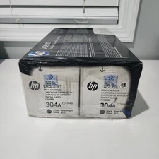 Genuine HP 304A Black Toner Cartridge Dual Pack for CP2025 - CC530AD
