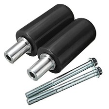 1 Pair Frame Sliders for Motorcycle Practical Anti Crash Protector  Black