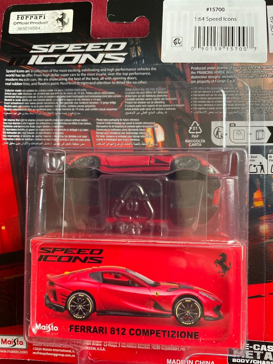 Maisto Speed icons Ferrari 812 Competizione