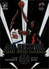 2021-22 Donruss Optic Air Defense #4 Bam Adebayo Miami Heat