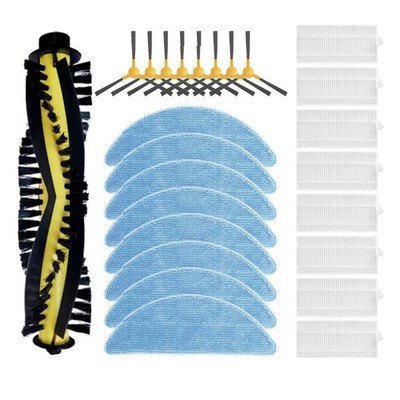 Für  PVCR 3300 IQ Home Aqua Roller Seitenbürste Hepa- Mopptücher Rag Robote1547