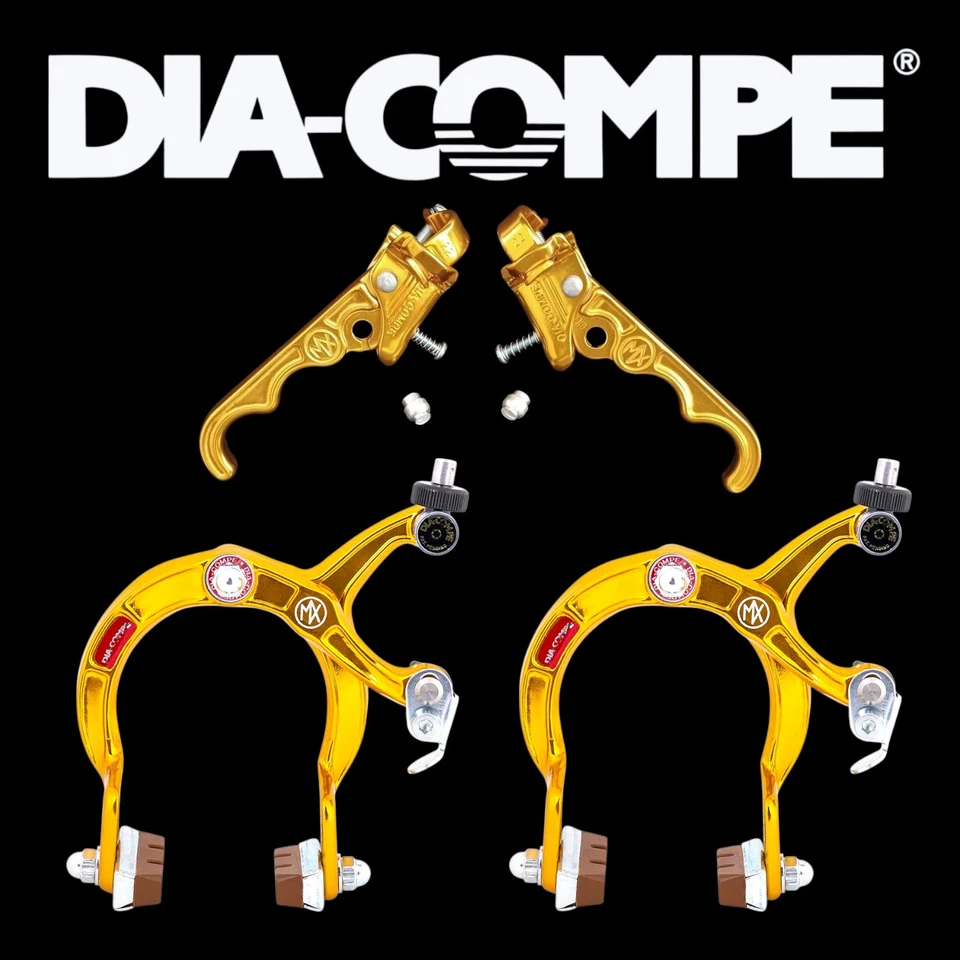 DIA COMPE MX CANTI BMX BRAKE KIT GOLD - Image 1 of 1