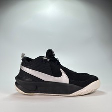 Nike Team Hustle D 10 Black Silver Basketball Shoes CW6735-004 Youth Size 5