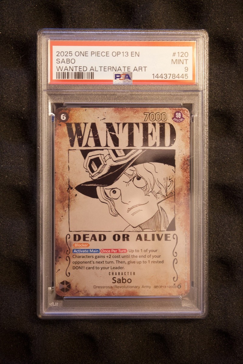 Sabo (120) (Wanted Poster) OP13-120 Carrying On His Will Foil for