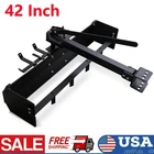 Tow Behind Box Scraper Lawn Tractor Attachments for ATV UTV Tractor Mower Black