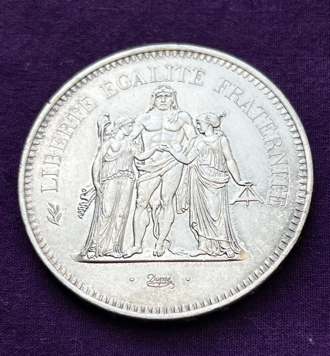 未经认证银1977 法国硬币| eBay