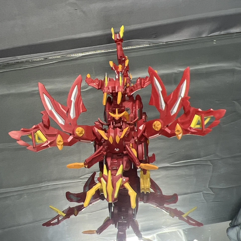 Figura Bakugan Dragonoid Colossus Pyrus Red 2010 Sega Spin Master Completa Foto 3 de 4