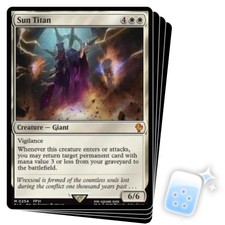 SUN TITAN X4 Final Fantasy Commander Magic MTG MINT CARD
