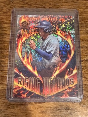 2024 Bowman Chrome Rising Infernos George Lombard Jr Mini-Diamond # 132/150