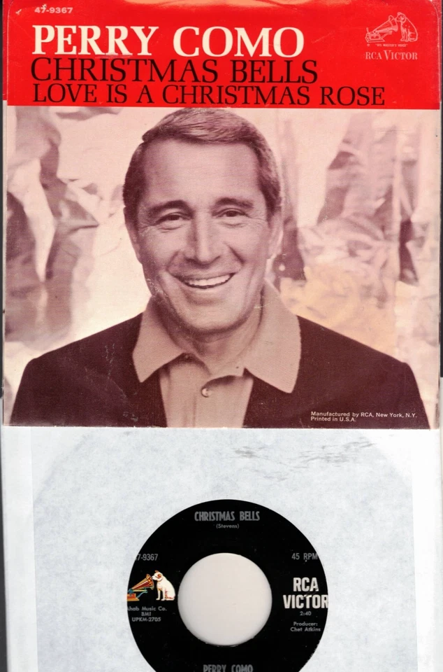 RCA Victor record Nd sleeve Perry Como Christmas Bells - Image 2 of 2