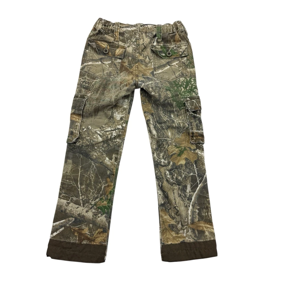Realtree Cargo Pants Boys Medium M Camo EDGE Camouflage Outdoor Hunting - Image 2 of 4