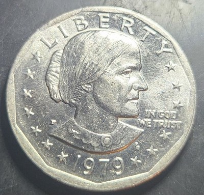 RARE 1979 P UNCERCULATED SUSAN B ANTHONY DOLLAR WITH DD/DDR