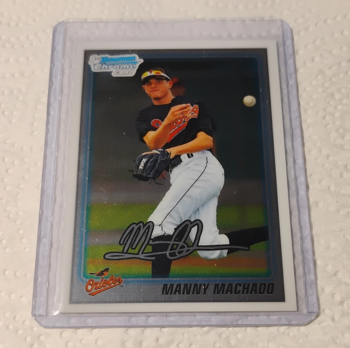 Bowman Manny Machado 2010 Season Baseball Sports Trading Cards