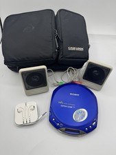 Sony Walkman ESP-MAX D-E350 -Vintage Blue- Power Tested Bundle