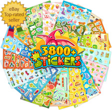 Stickers for Kids 3800 PCS Cute Stickers for Toddlers 18 Themes Bulk Sticker