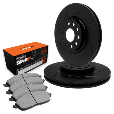 For Pontiac Grand LeMans 75-77 Slotted Front Brake Kit w Super Duty Pads